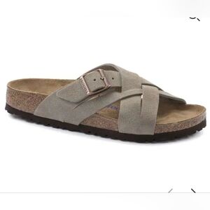 Birkenstock Lugano Soft Footbed Taupe